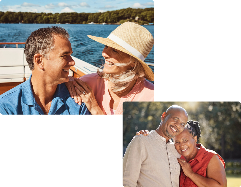 2 Couples smiling